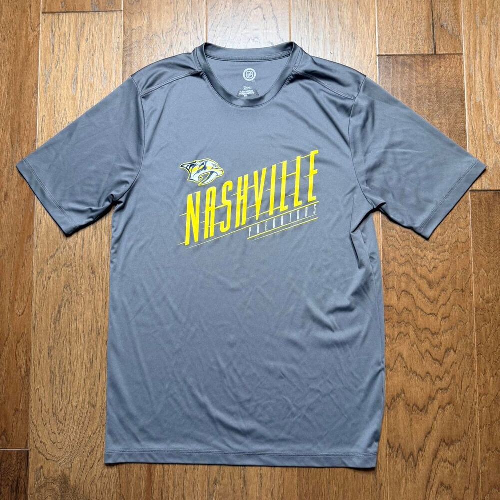 Grey nashville predators sportswear t shirt